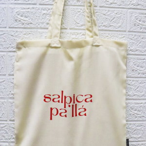 Bolsa tela Salpica pa allá