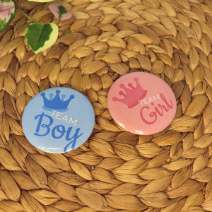 Chapas Revelación Género - Pack 20Uds