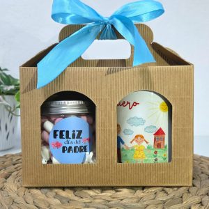 Taza personalizada + Bote chuches