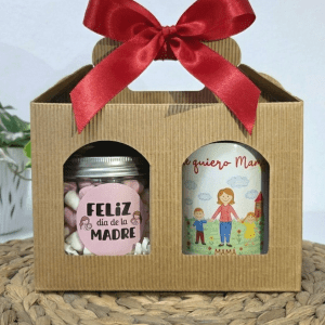 Taza personalizada + Bote chuches